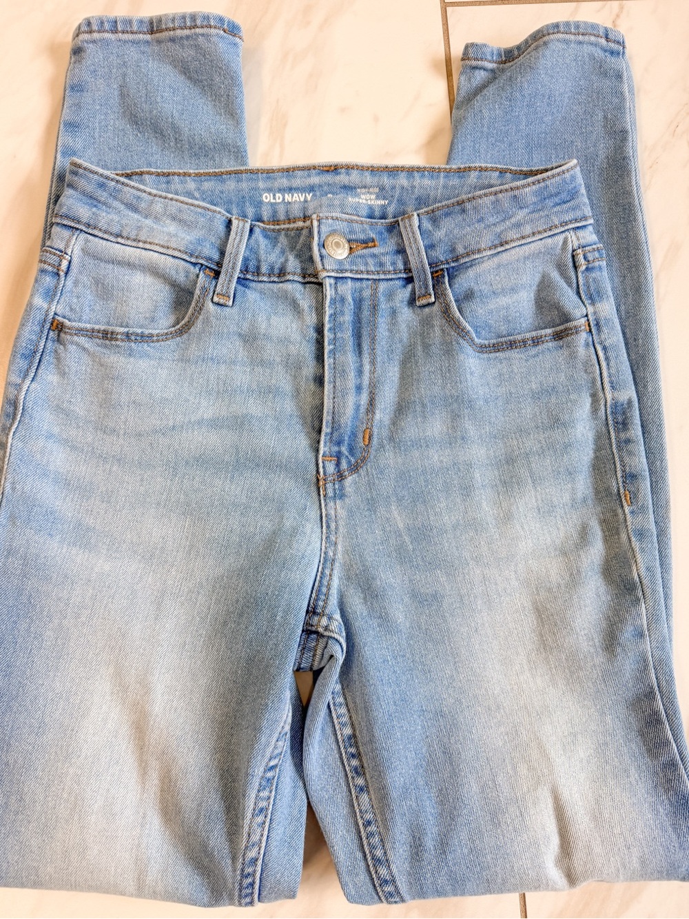 Old Navy Light Blue WOW Skinny Jeans - Classic Light Wash